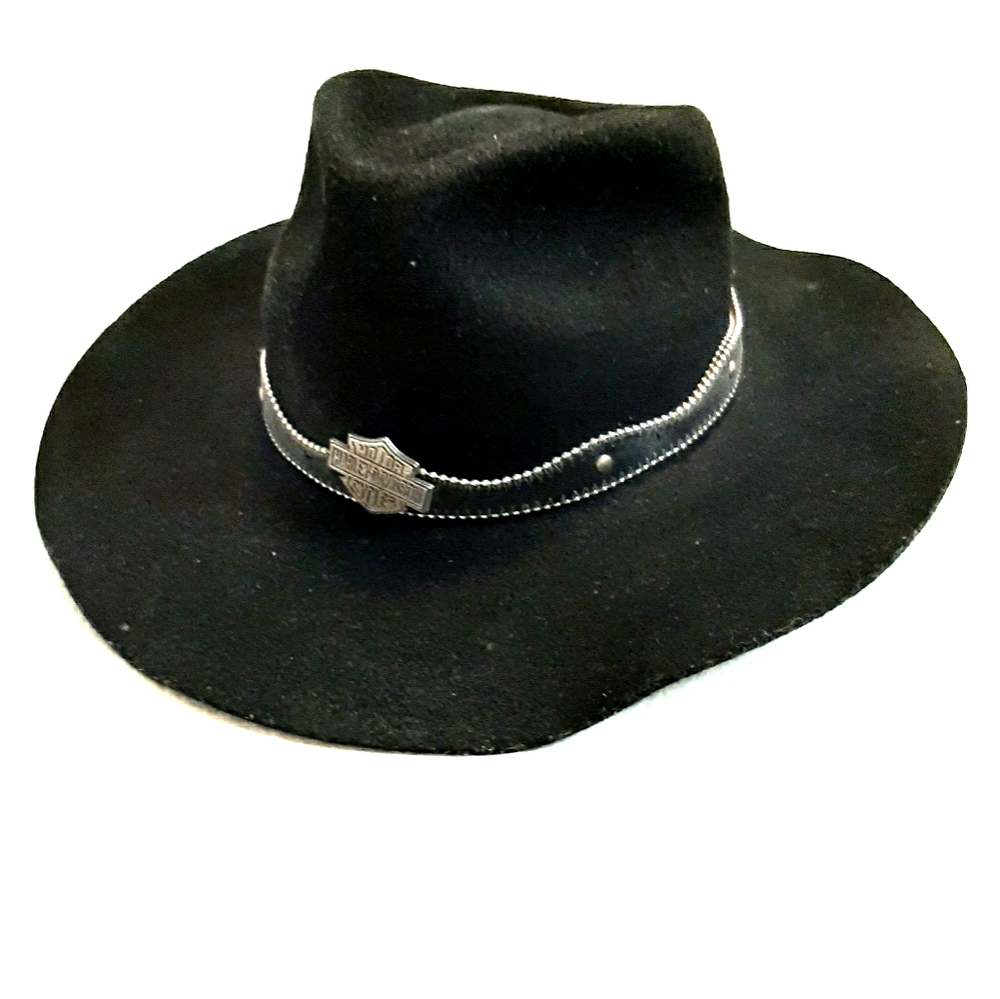 Vintage Harley Davidson Wool Felt Hat